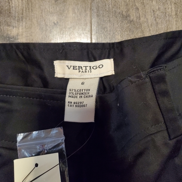 010 Women's Vertigo Paris Black Dress Pants - Picture 3 of 9